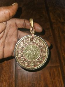 Tar Tech Brass Pendant - Unique Gift Idea