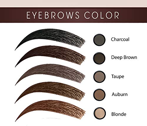 Natural Vegan Eyebrow Powder - Deep Brown