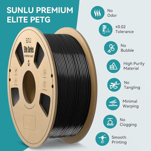 SUNLU Elite 1.75mm PETG Filament 1kg