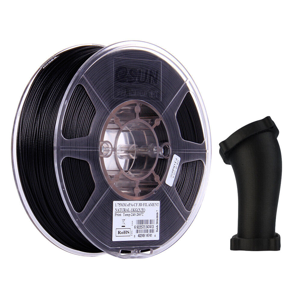 eSUN 1.75mm Carbon Fiber Nylon Filament Black