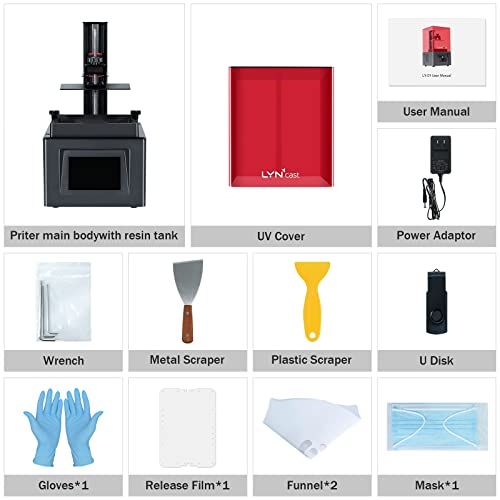 AsterHome DLP Resin 3D Printer with 24W Low Energy