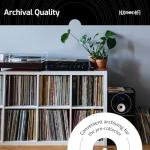 Hudson Hi-Fi Vinyl Record Outer Sleeve Covers - 50 Pack - Premium Crystal Clear Sleeves - Protect Your LP Albums from Scratches, Dirt & Dust - 3 Layers of 30µm Thick No-Acid Exterior Disc Cover