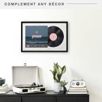 MCS Double Matte Record Album Frame, 16.5x25 Record Frame, Black for LP Vinyl Record & Jacket Display (1-Pack)