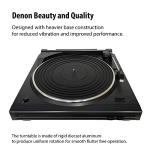 Denon DP-29F Fully Automatic Record Player, Analog Turntable with Built-in RIAA Phono Equalizer, Unique Automated Tonearm Design, Manual Lifter Mechanism, Rigid Diecast Aluminum for Stability