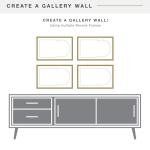 MCS Double Matte Record Album Frame, 16.5x25 Record Frame, Black for LP Vinyl Record & Jacket Display (1-Pack)