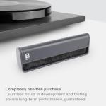 Boundless Audio Record Cleaner Brush - Carbon Fiber Anti-Static Vinyl Brush - Record Player Accessories for Vinyl Cleaning