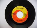 The Beatles, Nowhere Man / What Goes On - 45 Rpm 7" Vinyl Record