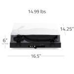 Fluance RT82 Reference High Fidelity Vinyl Turntable Record Player with Ortofon OM10 Cartridge, Speed Control Motor, High Mass MDF Wood Plinth, Vibration Isolation Feet - Piano Black