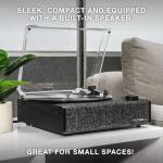 Victrola Eastwood II Record Player with Speakers – Bluetooth 5.1 and Vinyl Stream Technology, Vintage Style 3-Speed Vinyl Player, Audio Technica AT-3600LA Cartridge (Oak)