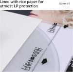 Hudson Hi-Fi Anti-Static Vinyl Record Inner Sleeves – 50 Pack – 3-Ply HDPE & Rice Paper, Acid-Free Disc Protection
