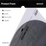 Hudson Hi-Fi Anti-Static Vinyl Record Inner Sleeves – 50 Pack – 3-Ply HDPE & Rice Paper, Acid-Free Disc Protection