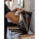 Victrola The Stand – Tabletop Vinyl Record Holder & Organizer - Holds 25+ Records, Smart Black Metal Accents, Easy No-Tool Assembly, Stylish Display for LPs (Espresso)