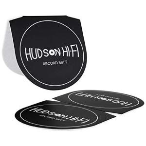 Hudson Hi-Fi 3 Pack Record Mitt Anti Static Record Cleaner & Handler - Record Player Accessories with Soft Microfiber Material for Safe Easy LP Handling and Avoiding Dirty Fingers