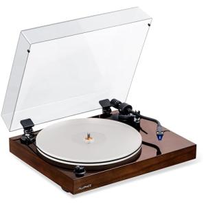 Fluance RT85 Turntable with Ortofon Cartridge, Acrylic Platter, Speed Control, and Vibration Isolation - Walnut