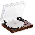Fluance RT85 Turntable with Ortofon Cartridge, Acrylic Platter, Speed Control, and Vibration Isolation - Walnut