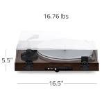 Fluance RT85 Turntable with Ortofon Cartridge, Acrylic Platter, Speed Control, and Vibration Isolation - Walnut