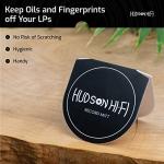 Hudson Hi-Fi 3 Pack Record Mitt Anti Static Record Cleaner & Handler - Record Player Accessories with Soft Microfiber Material for Safe Easy LP Handling and Avoiding Dirty Fingers