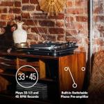 Audio-Technica AT-LP70X Automatic Turntable (Black/Bronze)