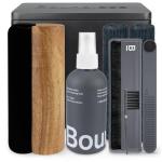 Boundless Audio Vinyl Record Cleaning Kit - 8-in-1 Vinyl Cleaner Kit Includes Carbon Fiber & Velvet Record Brushes, Stylus Brush, Cleaning Solution, Microfiber Cloths & Metal Case
