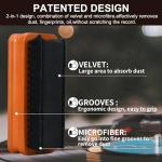6-in-1 Vinyl Record Cleaning Kit | Vinyl Record Cleaner Kit – Includes 2in1 Velvet Microfiber Brush, Soft Antistatic Nano Fiber Brush, Cleaning Liquid, Duster & Stylus Brush, Storage Box, for Records