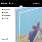 Hudson Hi-Fi Flexible Archival-Grade Vinyl Jacket Outer Sleeves – 100 Pack – Crystal Clear Polypropylene, Anti-Static & Acid-Free