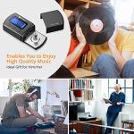 Neoteck Digital Turntable Stylus Force Gauge 0.01g/5.00g with Blue LCD Backlight Turntable Stylus Pressure Gauge with 5g Weight & Leather Case Accurate Tracking for Tonearm Phono Cartridge-Grey