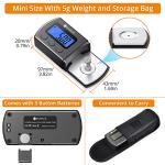 Neoteck Digital Turntable Stylus Force Gauge 0.01g/5.00g with Blue LCD Backlight Turntable Stylus Pressure Gauge with 5g Weight & Leather Case Accurate Tracking for Tonearm Phono Cartridge-Grey