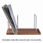 LiTY Vinyl Record Storage Holder, Solid Wood Record Stand for albums, 50-75 LP Vinyl Rack, Built-in Now Playing, for Albums Rack Organizer Record Display