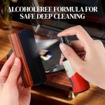 Vinyl Record Cleaner Kit - Complete 5-in-1 Vinyl Records Cleaning Kit Includes Soft Velvet Record Brush, Cleaning Liquid, Anti-Static Nano Fiber Record Cleaning Brush, Cleaning Cloth and Storage Bag