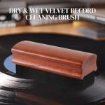 Vinyl Record Cleaner Kit - Complete 5-in-1 Vinyl Records Cleaning Kit Includes Soft Velvet Record Brush, Cleaning Liquid, Anti-Static Nano Fiber Record Cleaning Brush, Cleaning Cloth and Storage Bag