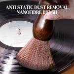 Vinyl Record Cleaner Kit - Complete 5-in-1 Vinyl Records Cleaning Kit Includes Soft Velvet Record Brush, Cleaning Liquid, Anti-Static Nano Fiber Record Cleaning Brush, Cleaning Cloth and Storage Bag