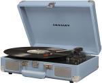 Crosley CR8005F-TN Cruiser Plus Vintage 3-Speed Bluetooth in/Out Suitcase Vinyl Record Player Turntable, Tourmaline