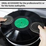 sdroceRyaM 4PCS Record Mitt LP Handler Gripper Anti-Static Vinyl Record Cleaner &Protector Soft Microfiber Practical Turntable Accessories(Black)