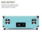 Victrola Journey II (2025 Model) – Bluetooth Suitcase Record Player – Built-in Stereo Speakers with Enhanced Bass, 3-Speed Turntable, Bluetooth Input and Output, RCA & Headphone Outputs (Black)