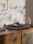 Vinyl Record Player Belt Drive 2-Speed Playback Turntable Bluetooth Wireless Output Connectivity Record Player with Magnetic Cartridge Built-in Phono Pre-amp