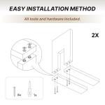 KOSKOG Adjustable Vinyl Record Holder to Keep Records Upright, Holds 20–60 LPs, Solid Acacia Wood Album Stand, Modern Decorative Display for Player, Shelf & Home Decor