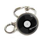 Ni36uo0qitian0ozaap Retro Music DJ Vinyl Record Keychain, Silver, Bronze, Gold - Unisex Adults Gift
