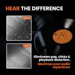 Vinyl Buddy Ultimate 5-Piece Vinyl Record Cleaning Kit | Includes: Record Cleaner – Velvet, Microfiber & Stylus Brush | Made from Premium Hardwood – Clean, Protect & Restore Your LPs