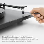 Boundless Audio Vinyl Record Cleaning Kit - 5-in-1 Vinyl Cleaning Kit Includes Velvet Record Brush, Stylus Cleaner, Cleaner Solution, Nylon Brush & Storage Bag