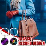 Sureio 20 Pcs Retro Vinyl Record Album Keychain Music Recording Player Metal Dj Pendant Charm Key Chain Gift for Music Lover (Multicolor)