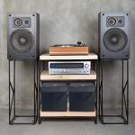 Vinyl Record Storage Box for 12-inch Records Crate Holds up to 90 records,Pack of 1-14x 13x 13 Inch LP record storage for Valuable Album Collection - Black