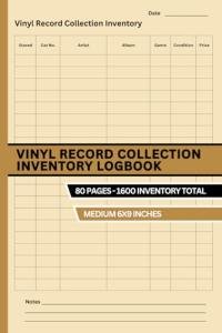 Vinyl record Collection Inventory: Log Book Organizer For Vinyl Record Collectors