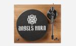 ANGELS HORN Turntable, Vinyl Record Player, Built-in Phono Preamp, Belt Drive 2-Speed, Adjustable Counterweight, AT-3600L (Upgraded Bluetooth Version)