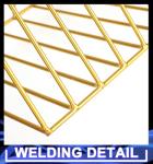 Udreamer 9 Slot Record Holder,Desktop Vinyl Record Storage Holds Up 30 LPs,Metal Magazine Holder Triangle File Holder for Office Homer,Golden