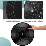 xozeooeu 20 Pack 12 Inch Blank Vinyl Records for Wall Decor - Fake PVC Records for Music Room, Rock Party, DIY Graffiti and Vintage Aesthetic