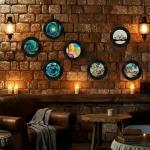 xozeooeu 20 Pack 12 Inch Blank Vinyl Records for Wall Decor - Fake PVC Records for Music Room, Rock Party, DIY Graffiti and Vintage Aesthetic