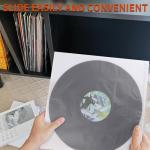 Vinyl Record Inner Sleeves, 30 Anti Static 12" LP Vinyl Inner Sleeves, Premium Protective Plastic Vinyl Sleeves Albums Covers for 33 RPM Record Protection Collection Storage Vinyl Lovers Gift