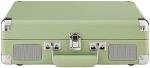 Crosley CR8005F-MT Cruiser Plus Vintage 3-Speed Bluetooth in/Out Suitcase Vinyl Record Player Turntable, Mint