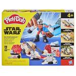 Play-Doh Star Wars: The Mandalorian Launching Speeder Playset, Bendy Grogu & 4 Inch Mando Action Figures, Imagination Toys for 4 Year Old Boys & Girls & Up