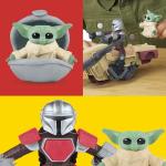 Play-Doh Star Wars: The Mandalorian Launching Speeder Playset, Bendy Grogu & 4 Inch Mando Action Figures, Imagination Toys for 4 Year Old Boys & Girls & Up
